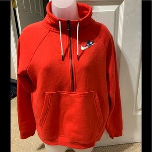 Red Nike sweatshirt
